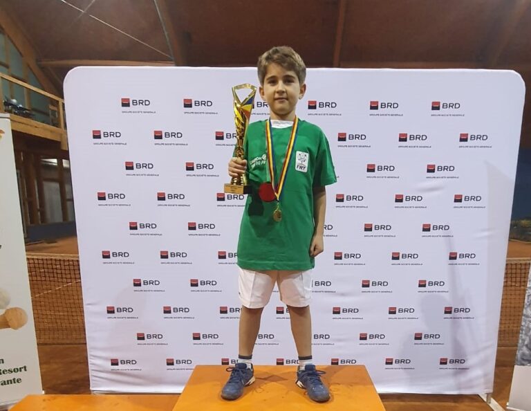 Tenismanul Andrei Timaru, campion național pentru al doilea an consecutiv 