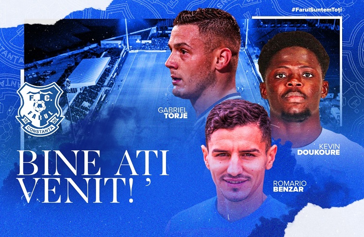 Trei transferuri într-o zi la Farul: Benzar, Torje și Doukoure!