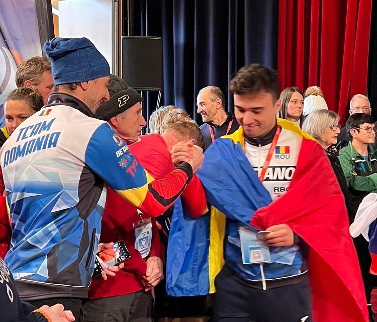 Cristian Tranulea, vicecampion mondial la înot în ape înghețate