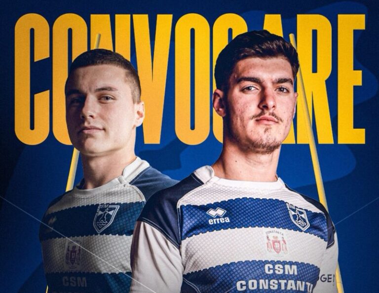 Doi jucători de CSM Constanța se pregătesc pentru Jocurile Europene la rugby în 7