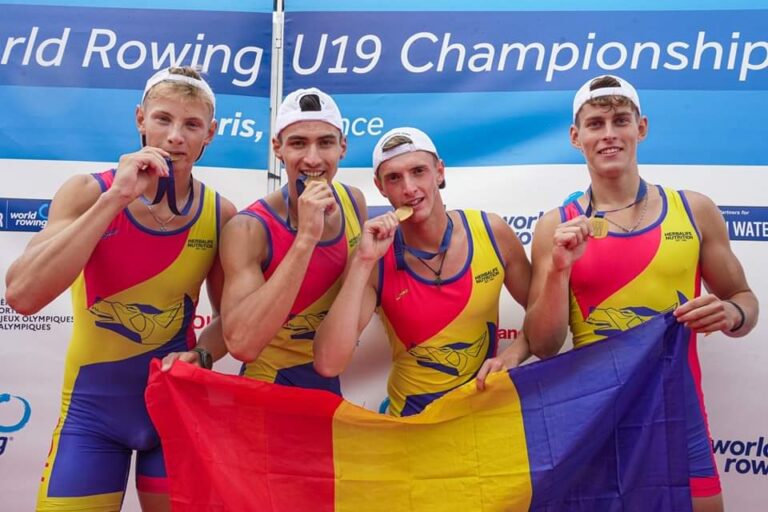 Un titlu mondial și două medalii de bronz pentru canotorii de la CSM Constanța