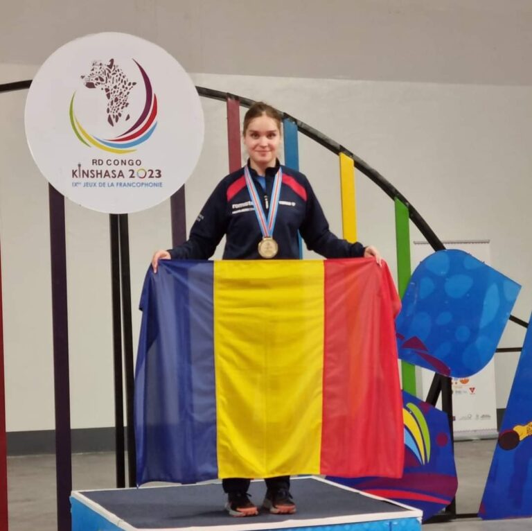 Triplă de aur pentru sportiva de la CSM Constanța, Elena Zaharia, la Jocurile Francofoniei