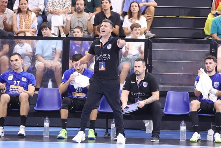 Antrenorul de la CSM Constanța, George Buricea, și povestea unei calificări de senzație în grupele European League