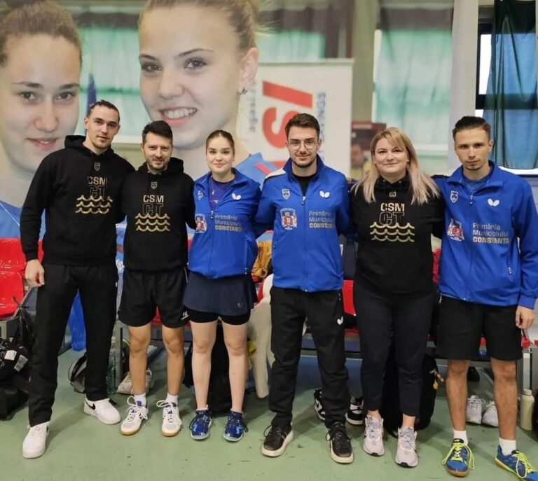 Elena Zaharia, de la CSM Constanța, „dublă” de aur la Cupa României la tenis de masă