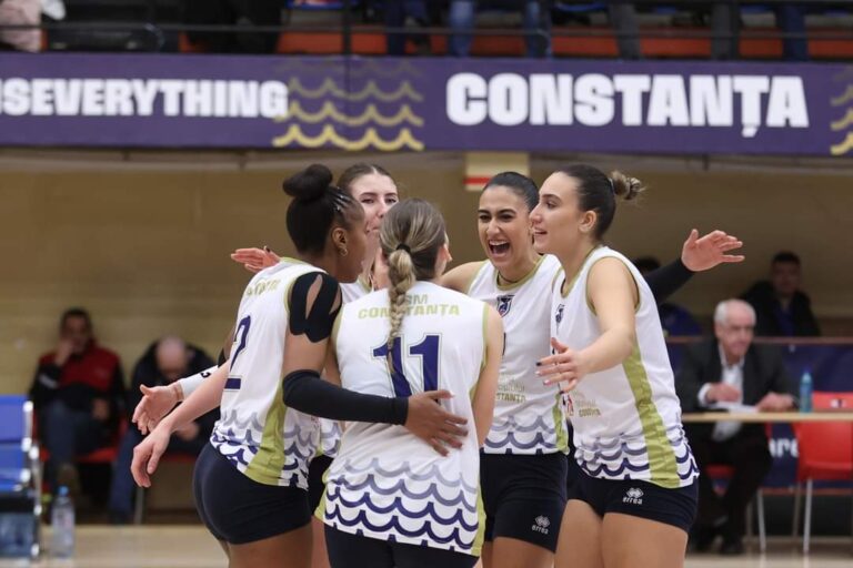Voleibalistele de la CSM Constanța debutează în retur în Sala Sporturilor