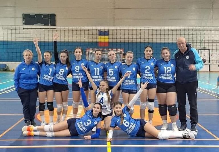 Micile voleibaliste de la Axiopolis Cernavodă s-au calificat la turneul semifinal
