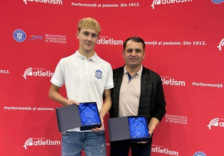 Atletul de la CS Medgidia, Mihai Alin Șavloschi, cel mai bun junior român din 2023