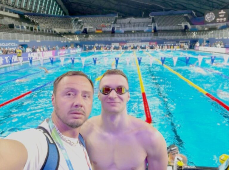 Nou record personal pentru înotătorul Patrick Dinu la Mondialele din Qatar