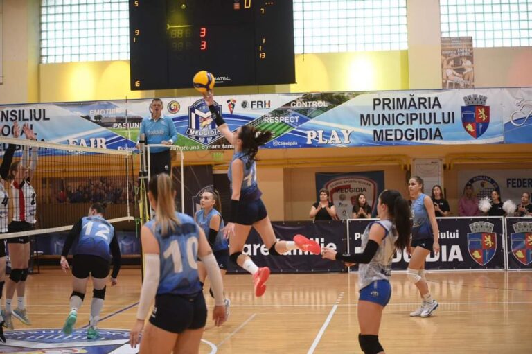 Voleibalistele de la CS Medgidia joacă pentru promovare în Sala Sporturilor „Iftimie Ilisei”