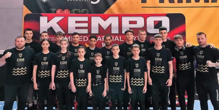 Sportivii de la CSM Constanța au urcat de 13 pe podium la Naționalele de Kempo K1