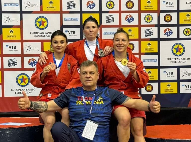 Medalii europene la sambo pentru fetele de la CSM Constanța