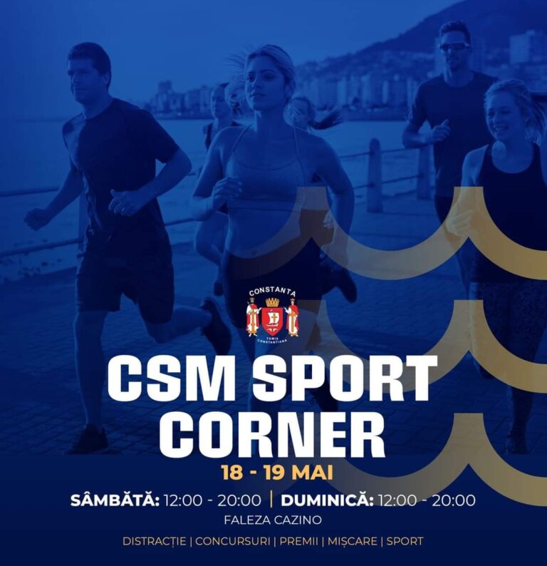 CSM Constanța îi invită pe constănțeni la mișcare și sport cu ocazia Zilelor Constanței