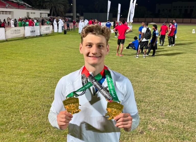 Dublă victorie pentru atletul de la CSM Constanța, David Ciolpan, la Dubai