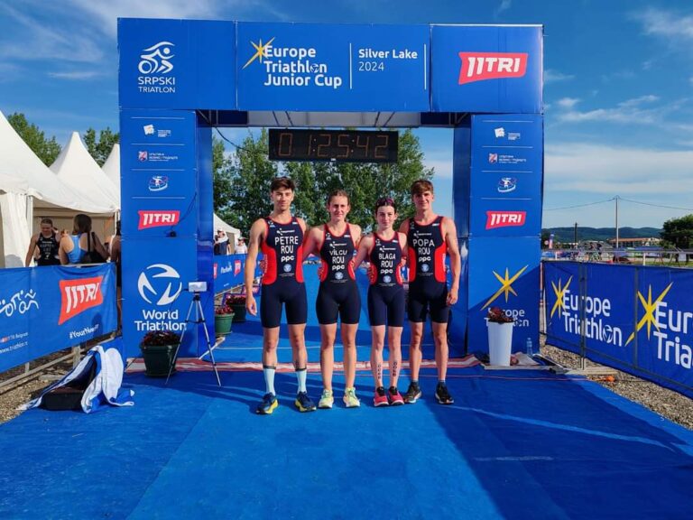 Triatloniștii de la CSM Constanța, Carol Popa și Raul Petre, pe podium în Serbia