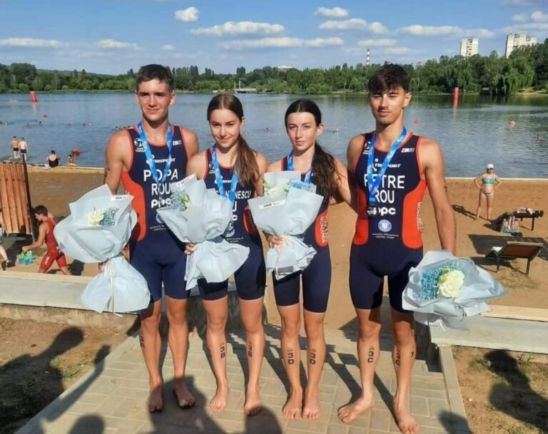 Triatloniștii de la CSM Constanța, pe podium la Cupa Europeană de la Chișinău