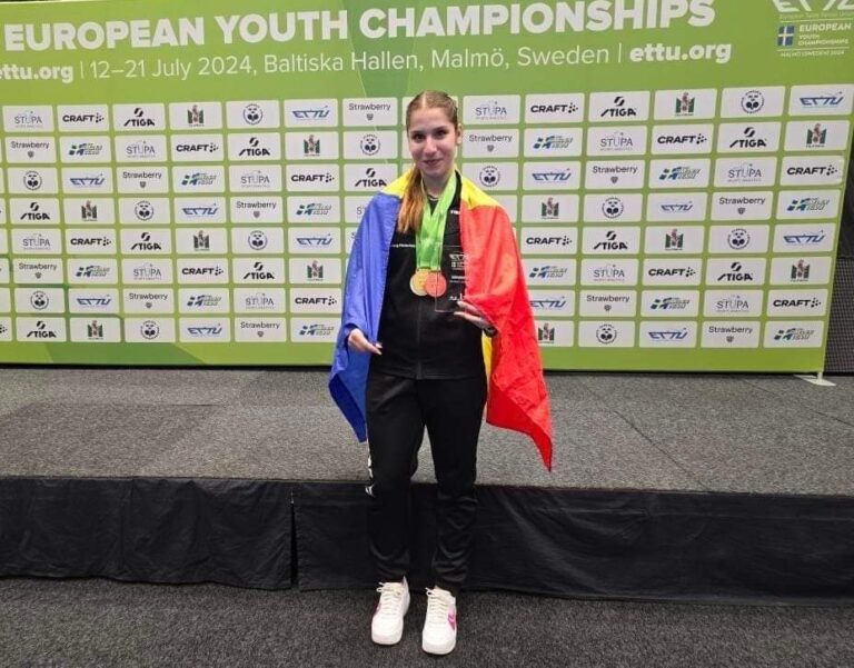 Bianca Mei-Roșu, de la CSM Constanța, este campioană europeană de junioare