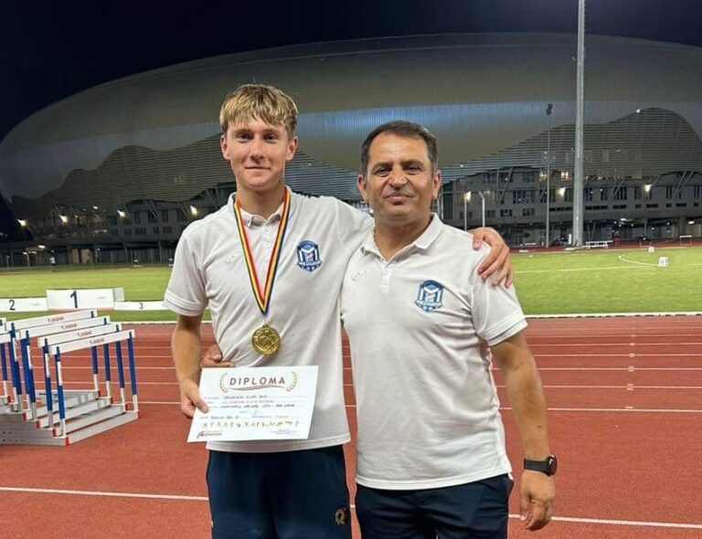 Atletul de la CS Medgidia, Mihai Alin Șavlovschi, dublu medaliat la Naționalele U23