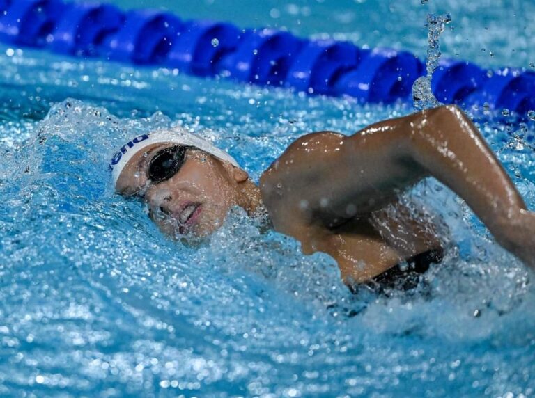Înotătoarea de la CSM Constanța, Rebecca Diaconescu, în semifinalele olimpice la 200 metri liber