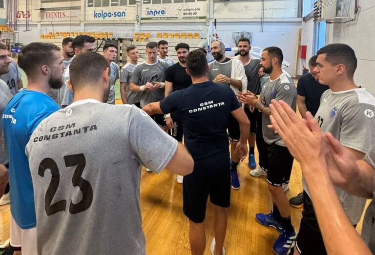 Handbaliștii de la CSM Constanța i-au învins clar pe slovenii de la MRK Krka
