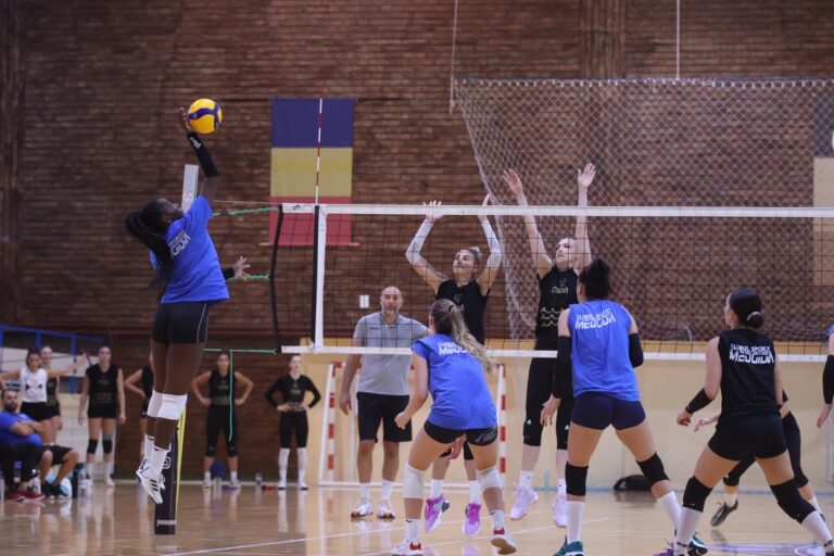 Test încheiat în patru seturi între CS Medgidia și CSM Constanța