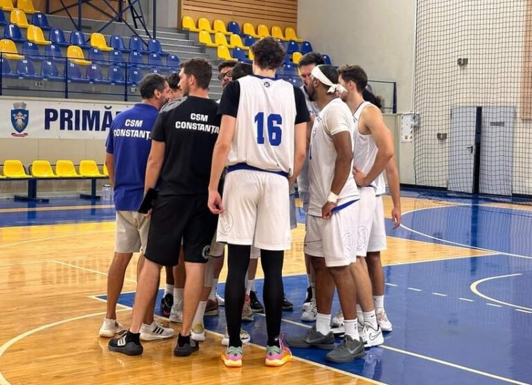 Baschetbaliștii de la CSM Constanța s-au verificat cu Steaua București