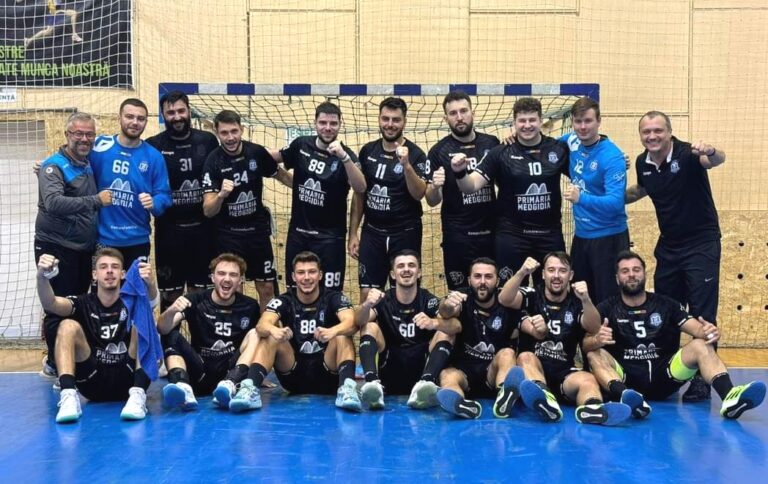 Handbaliștii de la CS Medgidia au obținut prima victorie a sezonului în deplasarea de la Pitești