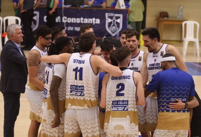 Primul examen european pentru baschetbaliștii de la CSM Constanța