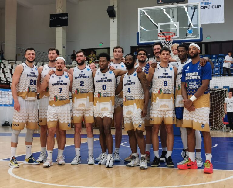 CALIFICARE ISTORICĂ! Baschetbaliștii de la CSM Constanța sunt în grupele FIBA Europe Cup!