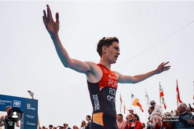 Triatlonistul de la CSM Constanța, Carol Popa, în Top 15 la prima sa cursă la Elite