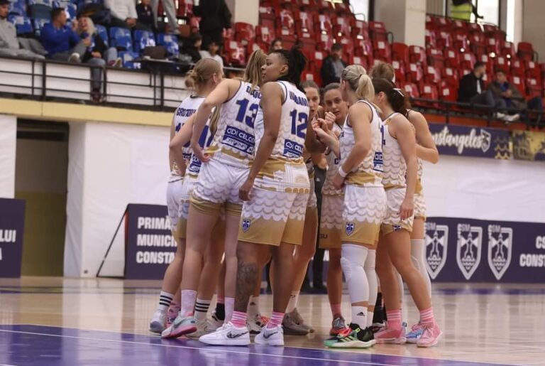 Baschetbalistele de la CSM Constanța au bifat al treilea succes consecutiv în campionat