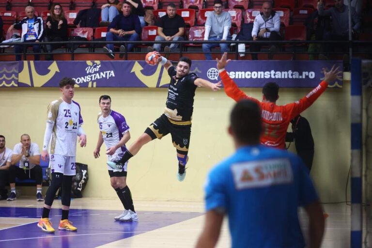 CSM Constanța a bifat un nou succes și a urcat temporar pe locul 2