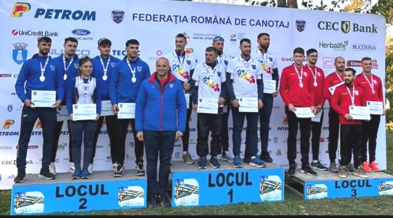Canotorii de la CSM Constanța, de patru ori pe podium la Naționalele de fond