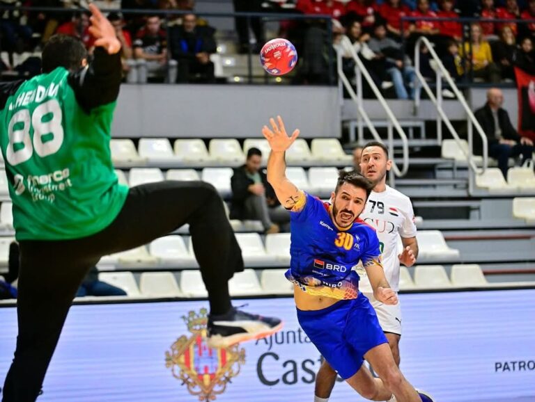 Handbaliștii tricolori, învinși și în al doilea joc de la puternicul turneu din Spania