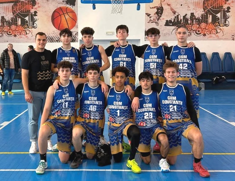 Baschetbaliștii de la CSM Constanța s-au calificat la turneul final al Campionatului Național U17