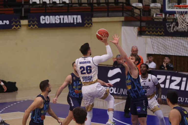 Baschetbaliștii de la CSM Constanța speră să facă o surpriză vineri la Sibiu