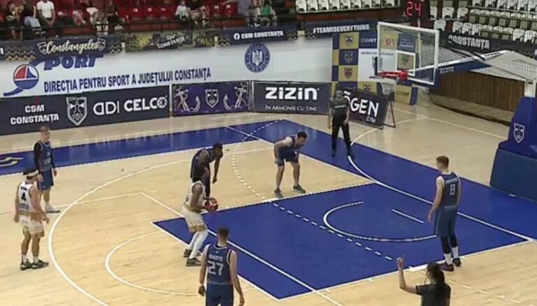 Eșec în prelungiri pentru baschetbaliștii de la CSM Constanța pe teren propriu