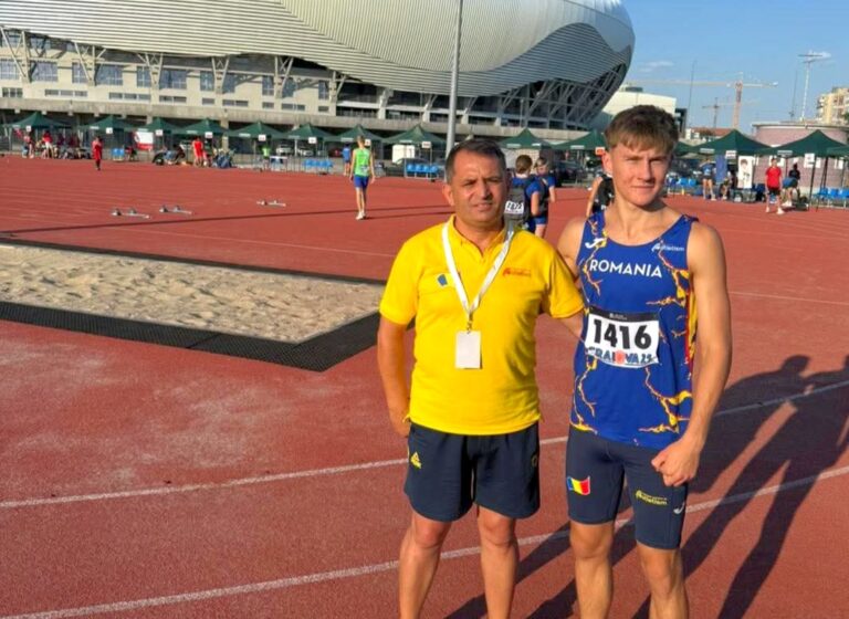Atletul de la CS Medgidia, Alin Mihai Șavlovschi, este vicecampion balcanic U20
