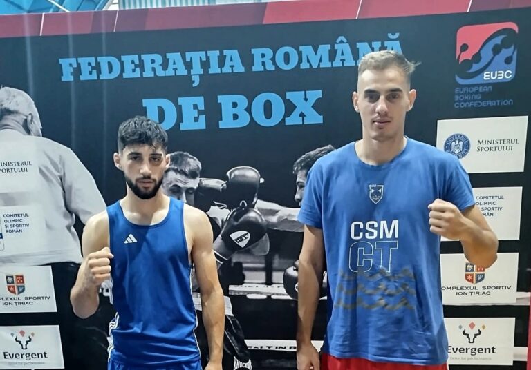 Doi pugiliști de la CSM Constanța luptă pentru medalii la Naționalele U23