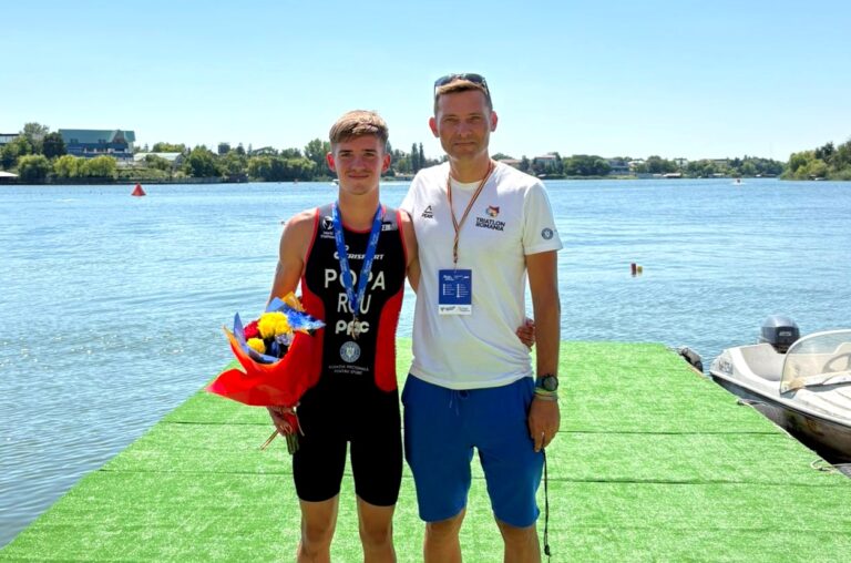 Victorie europeană pentru triatlonistul de la CSM Constanța, Carol Popa