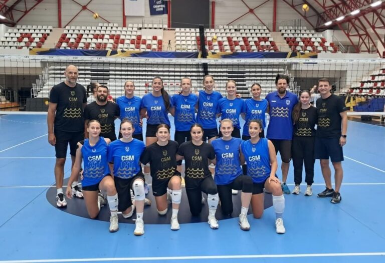 Voleibalistele de la CSM Constanța au disputat primele amicale din perioada de pregătire