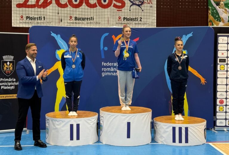 Gimnasta de la CSM Constanța, Sabrina Voinea, triplă campioană națională