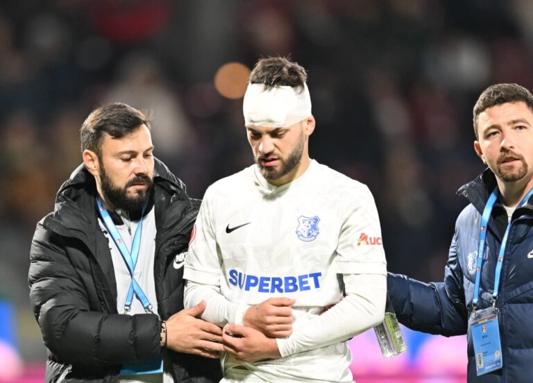 Vești proaste pentru Farul! Ionuț Cojocaru, accidentat grav în meciul cu CFR Cluj!