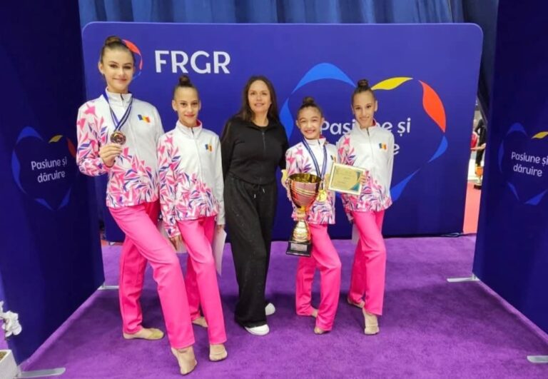 Patru medalii pentru fetele de la Victoria Cumpăna la Cupa României la gimnastică ritmică
