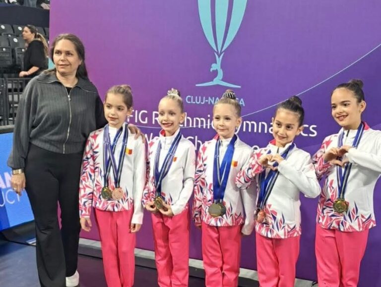 Fetele de la gimnastică ritmică au adus noi medalii pentru Victoria Cumpăna la finalul săptămânii trecute