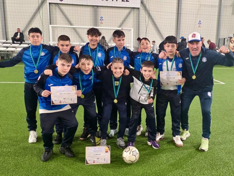 Micii fotbaliști de la CS Medgidia au câștigat turneul AiSucces București 2026 cu victorii pe linie
