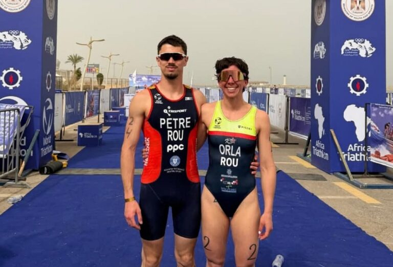 Triatlonistul de la CSM Constanța, Raul Petre, la debutul internațional la seniori