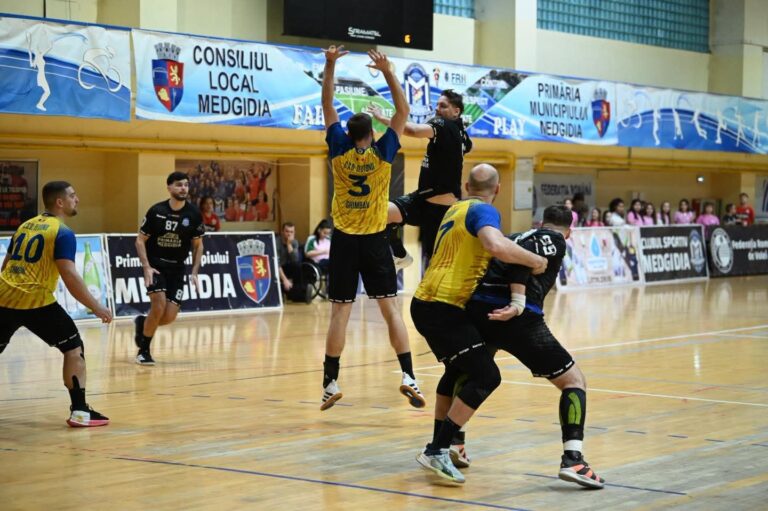 Revenire de senzație și punct imens pentru handbaliștii de la CS Medgidia