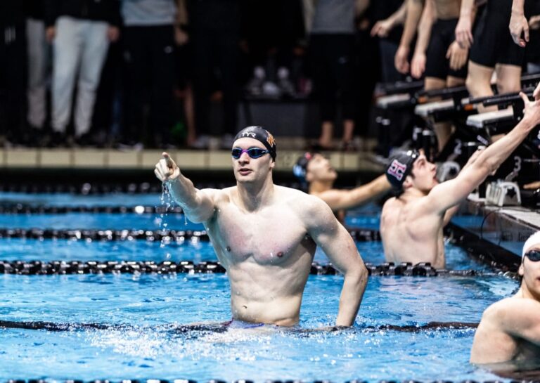Înotătorul constănțean Patrick Dinu, în top în competiția universitară americană