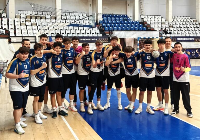Juniorii 1 de la CSM Constanța s-au calificat la turneul semifinal al Campionatului Național de handbal