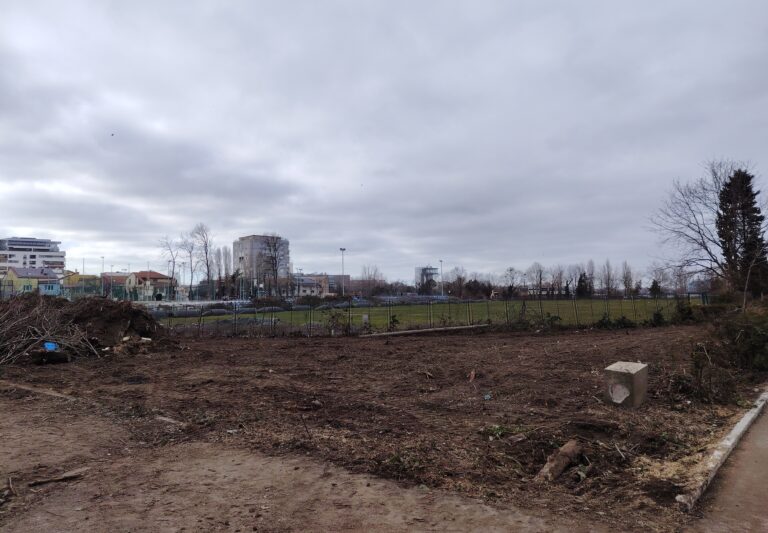 Zona arenei de fotbal și atletism de la Palatul Copiilor a început să-și schimbe fața!